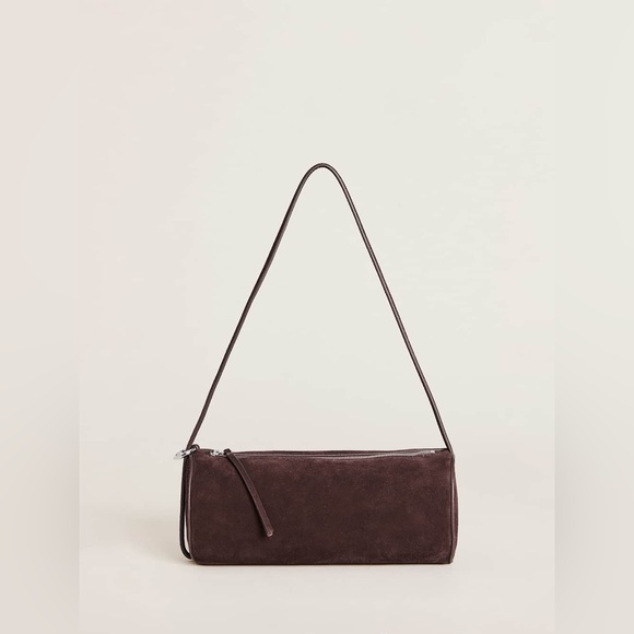 Reformation Handbags - NWT reformation Simona suede purse - espresso suede